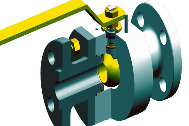 浮(fu)動球閥結構 浮(fú)動球閥結構