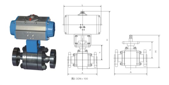 固定(dìng)式金屬硬密封(fēng)高壓球閥産品(pin)結構圖 固定式(shì)金屬硬密封高(gao)壓球閥産品結(jié)構圖