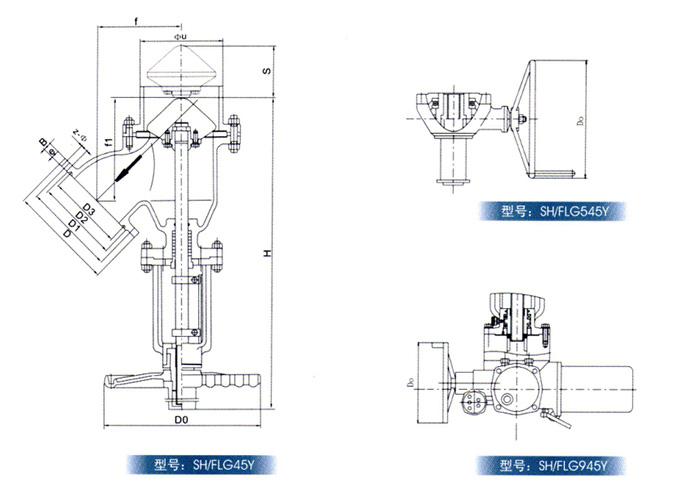 Y型(xing)管接放(fang)料閥産(chan)品結構(gòu)圖 Y型管(guǎn)接放料(liào)閥産品(pǐn)結構圖(tú)