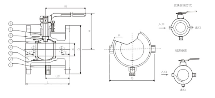 保溫球閥産品(pin)結構圖 保溫球(qiu)閥産品結構圖(tú)