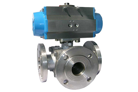 T型三通(tong)球閥 T型三(sān)通球閥