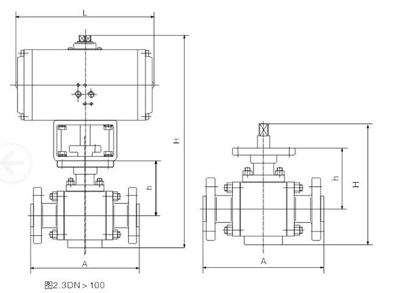 固(gù)定式金(jin)屬密封(feng)高壓球(qiú)閥結構(gou)圖