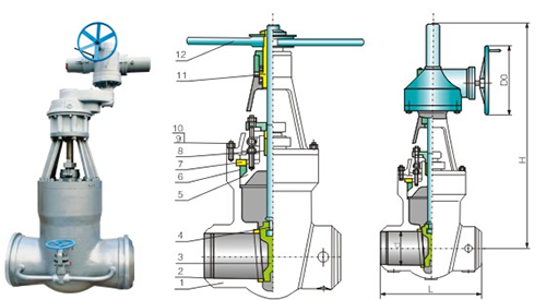 航(hang)天泵閥電站閘(zhá)閥 航天泵閥電(diàn)站閘閥