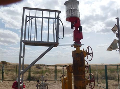 遠程智(zhì)能氣井泡沫排水(shui)加注裝置