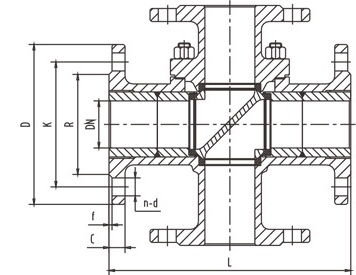 四通球閥(fá)結構 四通球閥(fá)結構