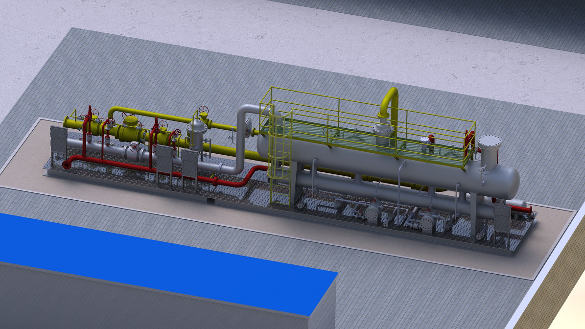 數字化(huà)集氣撬模型(xíng)