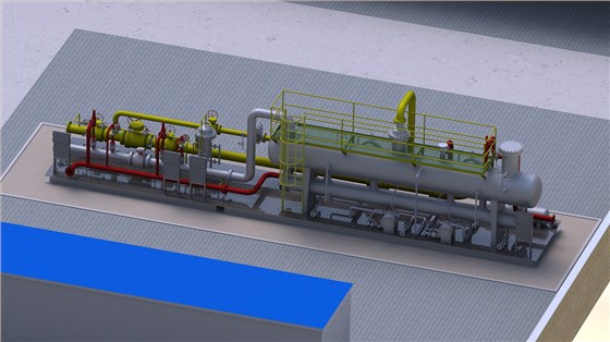 數字化(huà)集氣撬模型 數(shù)字化集氣撬模(mó)型