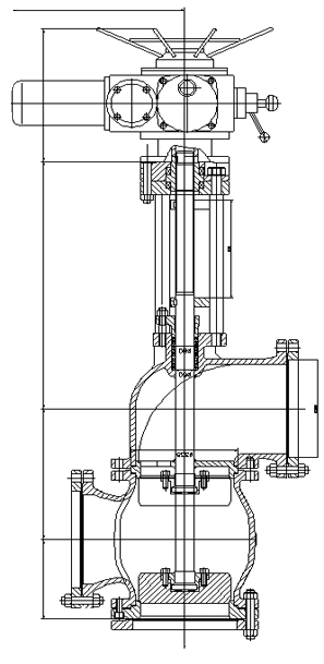 三通料漿(jiang)閥結構圖