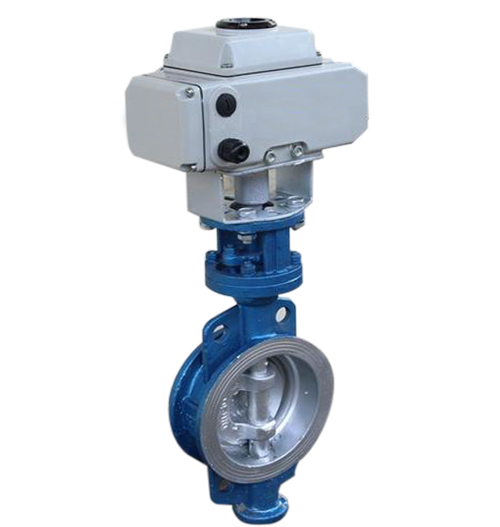 電(dian)動對夾蝶閥(fa)